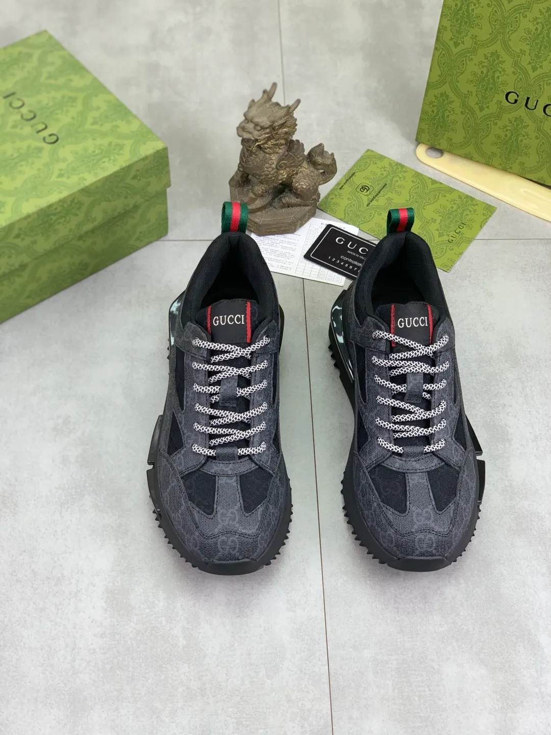 Men's men's shoes 💰P440💰 [New model] (GUCCI) official website's latest 🎁🎁casual and fashionable men's shoes 👟, hot style 💥 style is simple and elegant, exclusive for trendy men. Unique official website's latest brand double G elements Original 👑Gucci decoration, fashionable and generous, the fabric is original frosted calfskin✅Fully imported first-layer pigskin lining, the official website specifies wear-resistant, lightweight original rubber casual outsole, the classic model is taken in real life🎬38-44 3️⃣ colors available